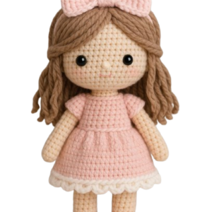 boneca de amigurumi